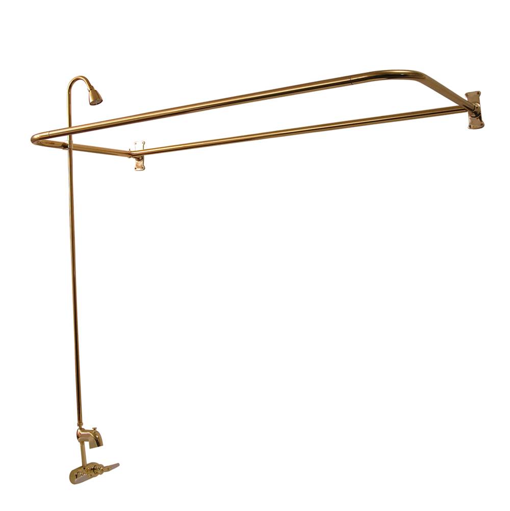 Barclay Converto Shower w/54'' D-Rod, Code Spout, Polished Brass