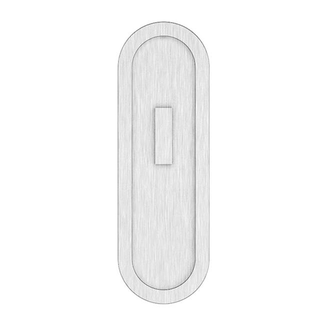Designer Doorware Oval Privacy Flush Pull 200X65mm