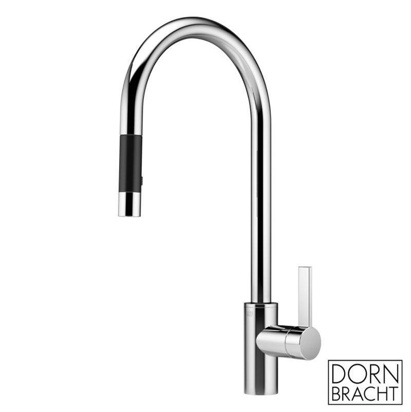 Dornbracht Tara Ultra Single-Lever Mixer Pull-Down With Spray Function In Polished Chrome