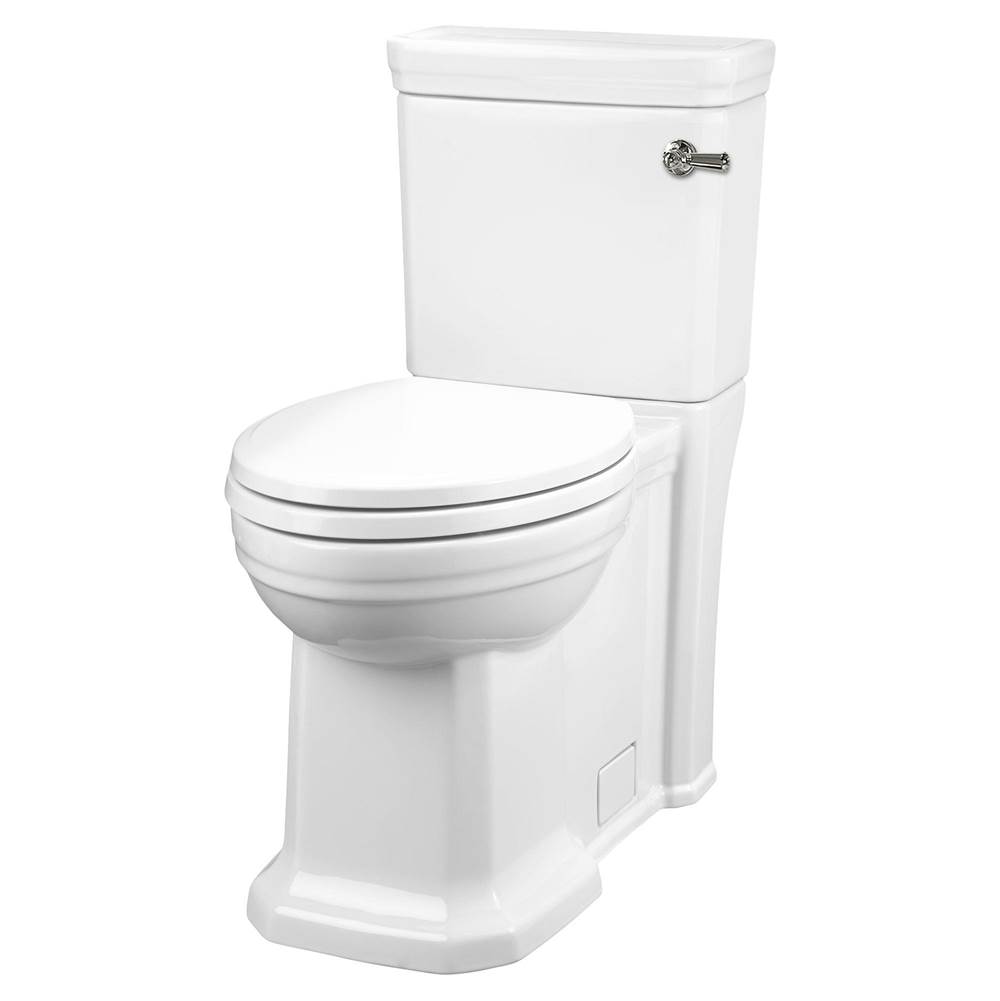 DXV Fitzgerald Two-Piece Chair Height Right Hand Trip Lever Elongated Toilet with Seat