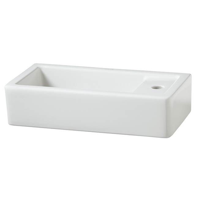 DXV Cossu® 20 in. Sink, 1-Hole with Right-Hand Drain
