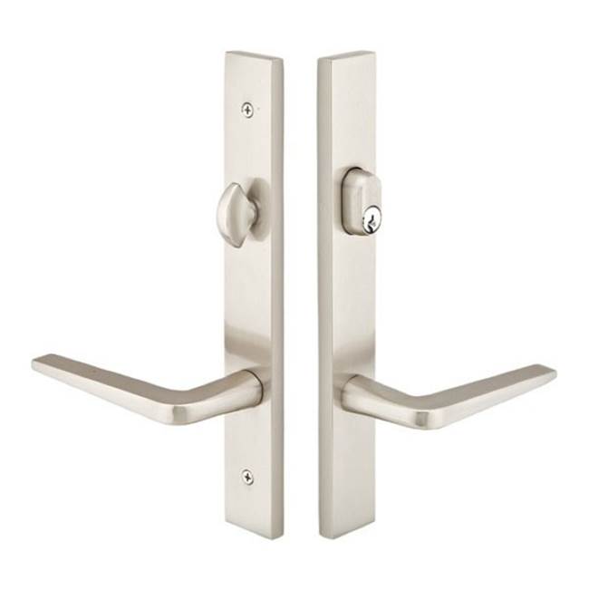 Emtek Multi Point C3, Keyed with American Cyl, Modern Style, 1-1/2'' x 11'', Stainless Steel Dresden Lever, RH, SS