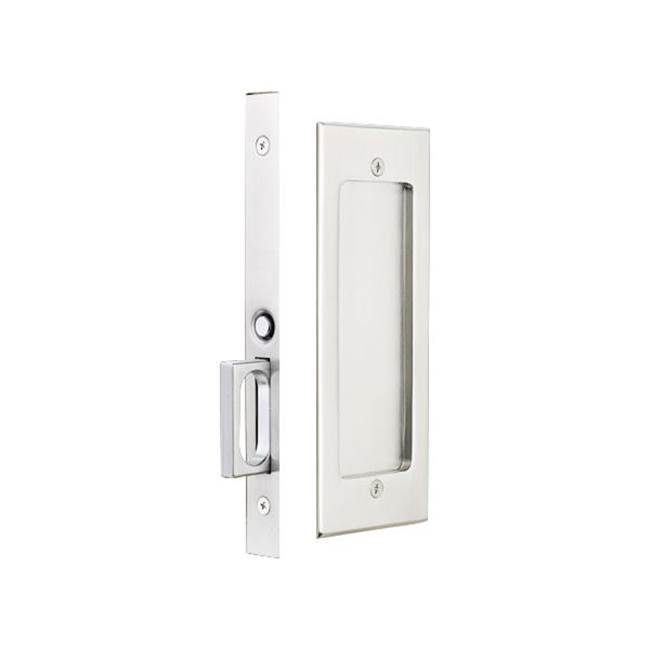 Emtek Dummy, Modern Rectangular Pocket Door Mortise Lock, US19