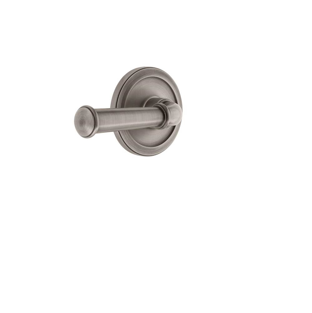 Grandeur Hardware Grandeur Circulaire Rosette Double Dummy with Georgetown Lever in Antique Pewter