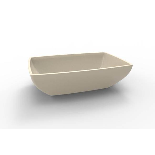 Hydro Systems CRESCENT 24X16 SOLID SURFACE SINK - BISCUIT