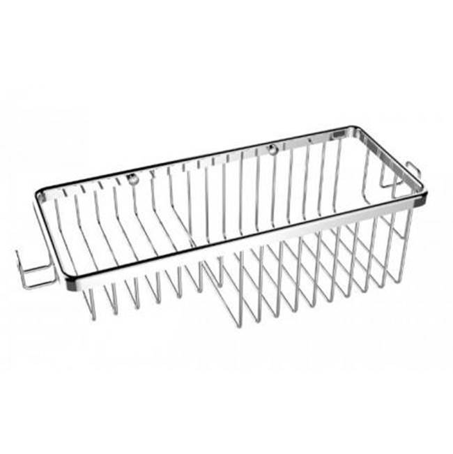 Kartners Bath & Shower Baskets - Wire Basket with Hooks-Brushed Copper
