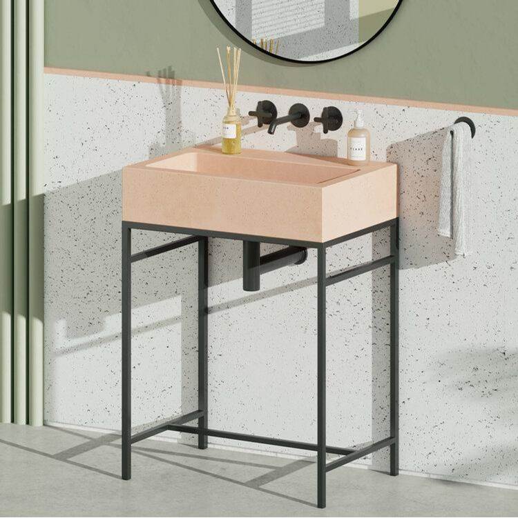 Kast Concrete Basins Jura Dual Mount Bathroom Sinks