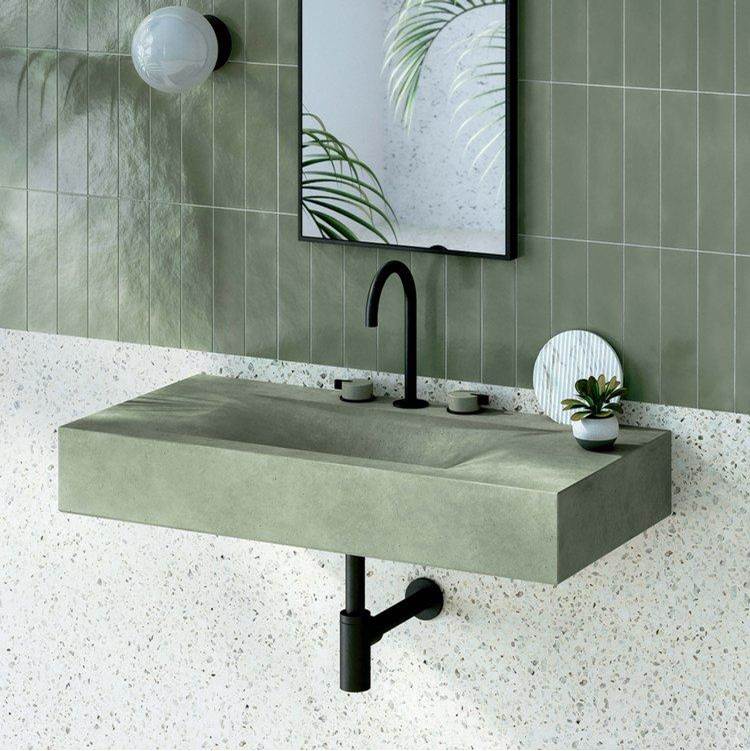 Kast Concrete Basins Sono Dual Mount Bathroom Sinks