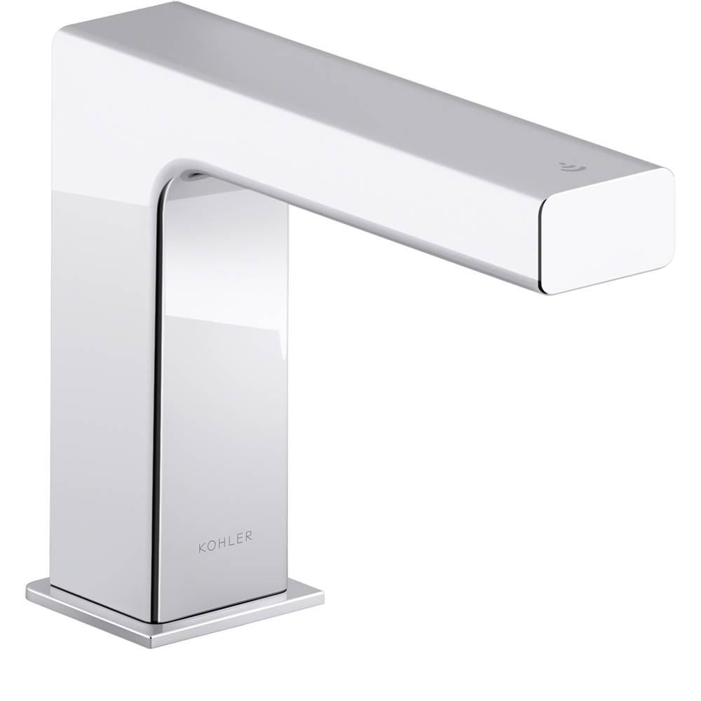 Kohler Strayt™ Touchless faucet with Kinesis™ sensor technology and temperature mixer, AC-powered