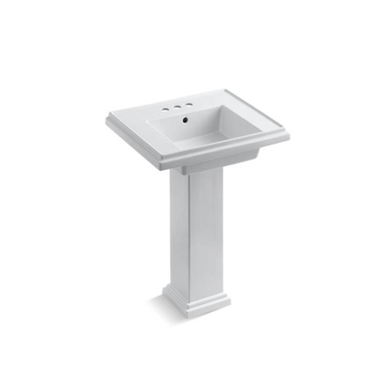 Kohler Tresham® 24'' pedestal bathroom sink with 4'' centerset faucet holes