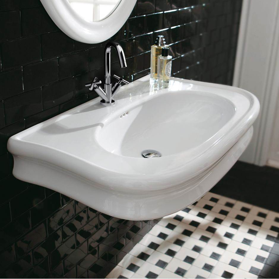 Lacava Wall-mount or vanity top porcelain Bathroom Sink with an overflow