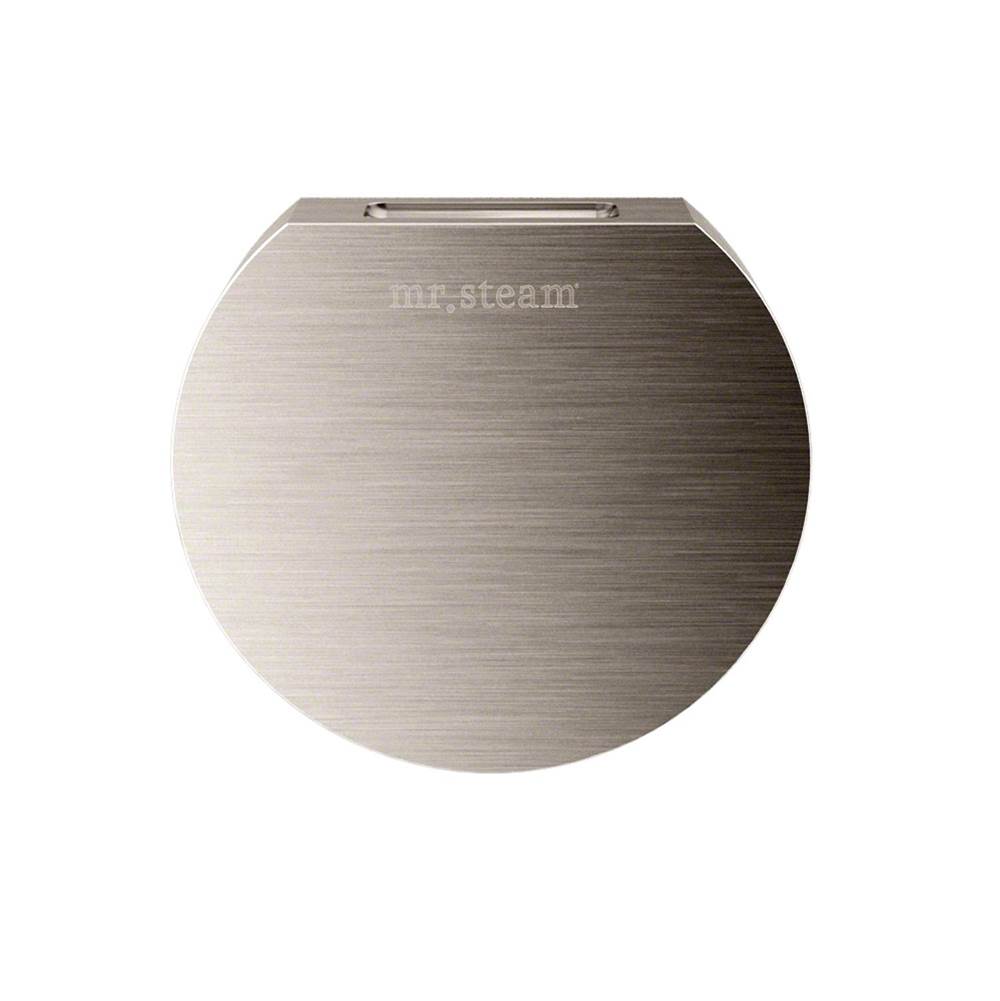Mr. Steam Aroma Designer 3 in. W. Steamhead with AromaTherapy Reservoir in Round Brushed Nickel