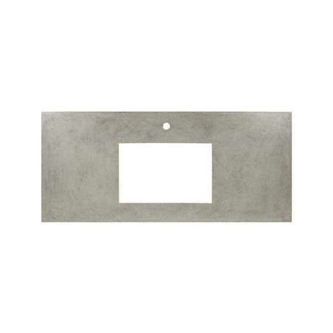 Native Trails 36'' Native Stone Vanity Top in Slate- Rectangle with Single Hole Cutout