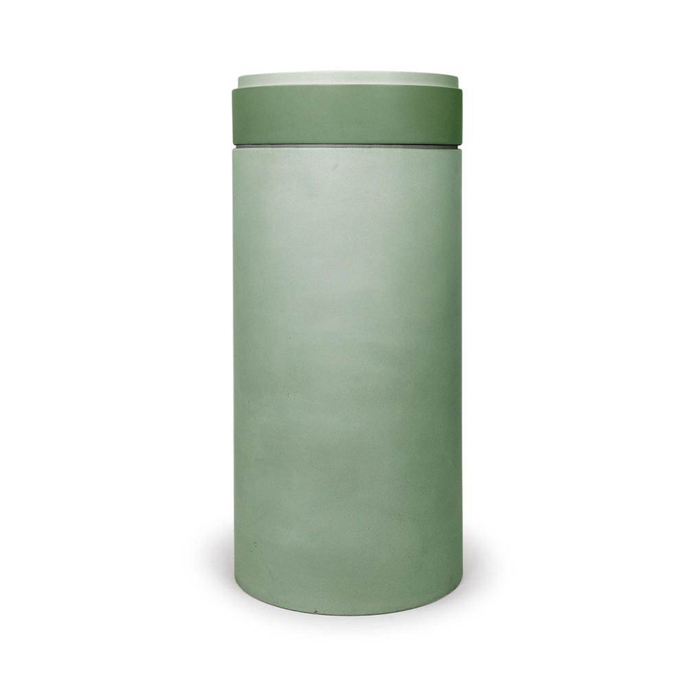 Nood Co. Cylinder with Tray - Stepp Circle Basin (Mint,Musk)