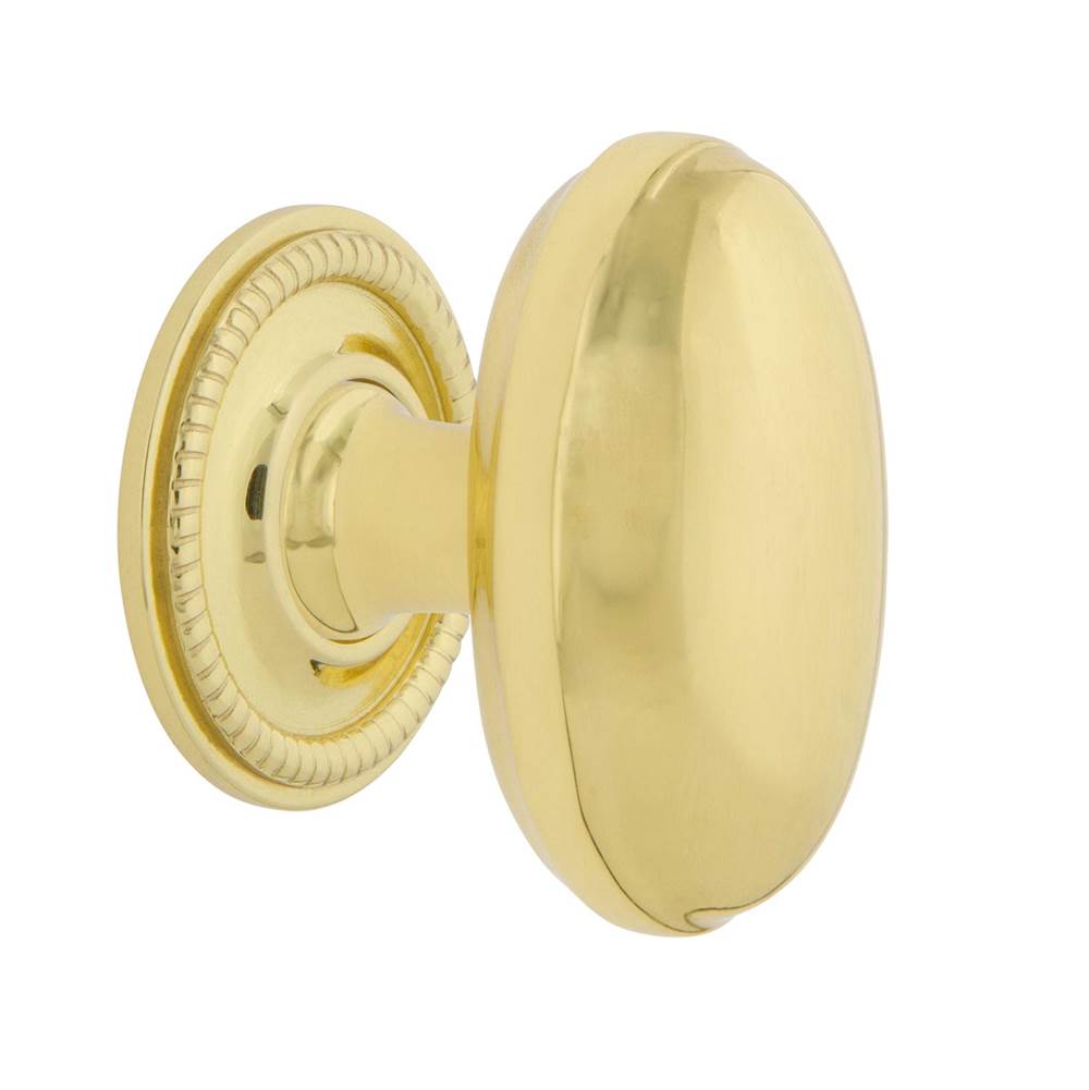 Nostalgic Warehouse Nostalgic Warehouse Homestead Brass 1 3/4'' Cabinet Knob with Rope Rose in Unlacquered Brass