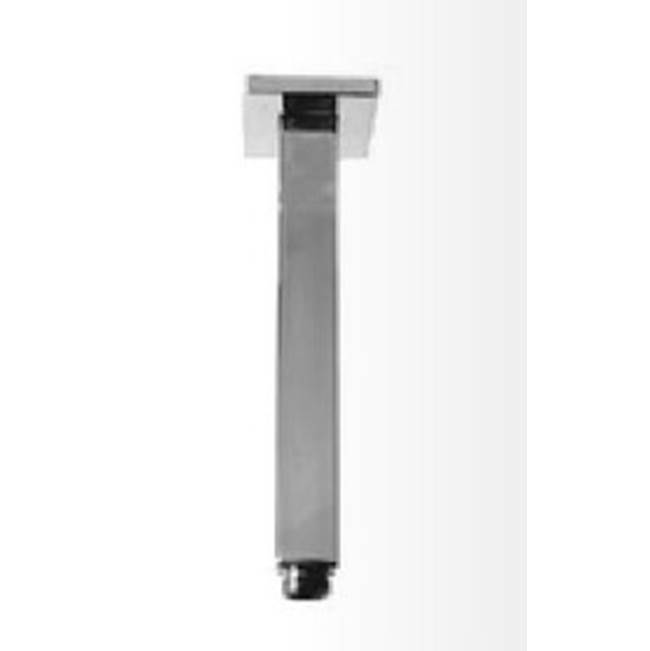Outdoor Shower 14'' Square Ceiling Mount Shower Head Arm - Satin