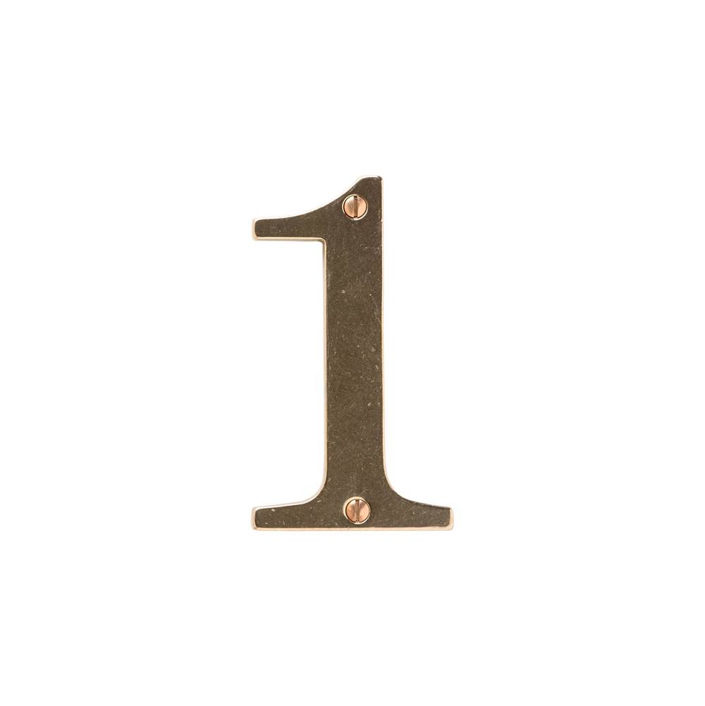 Rocky Mountain Hardware Home Accessory House Number, ITC Bookman, 4'', 5