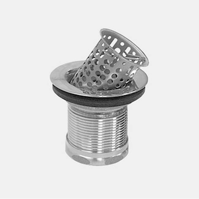 Sigma Junior strainer basket 1-1/2'' NPT, fits 2'' sink openings.  Complete with nuts and washers UNCOATED POLISHED BRASS .33