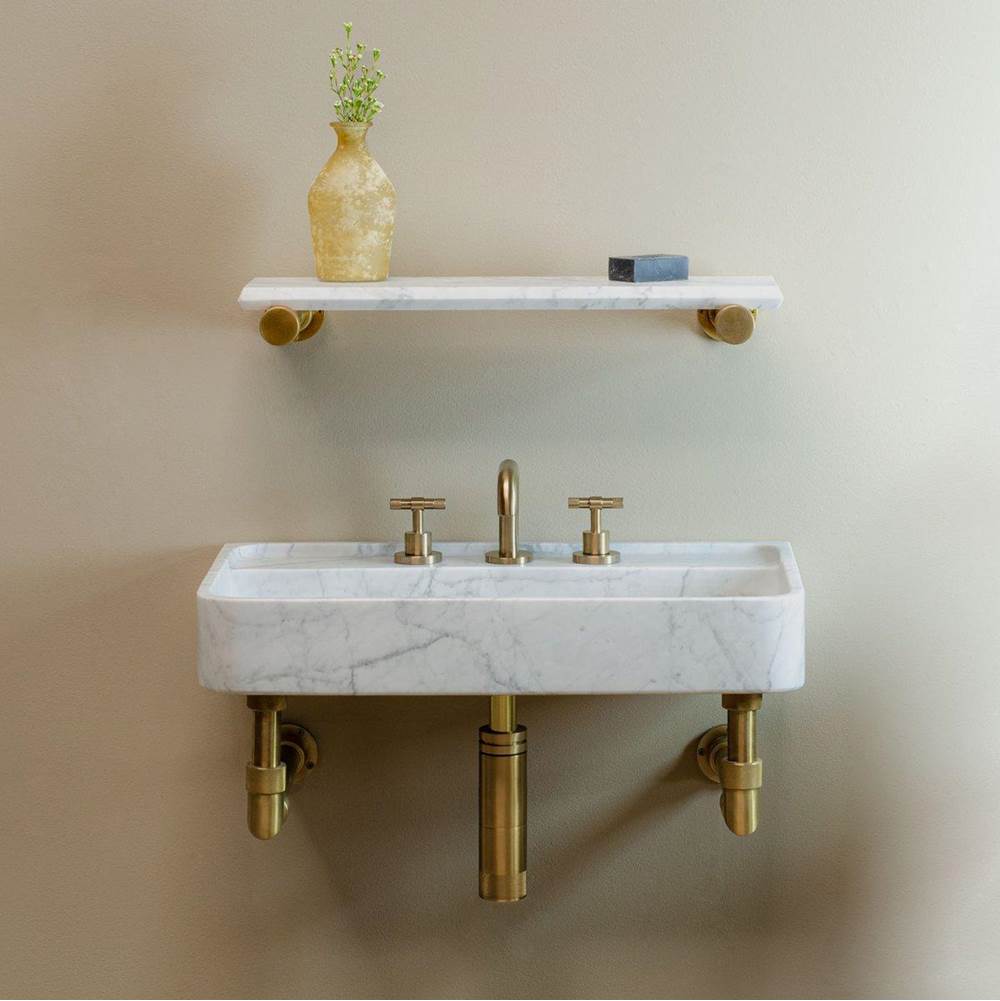 Wall-Mounted Marble Bathroom Sink