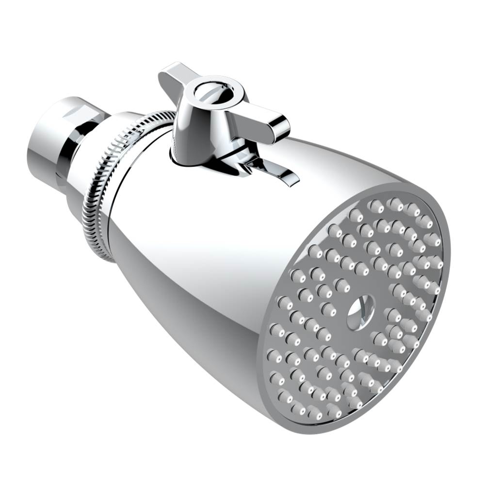 THG Shower head, adjustable, 2'' 3/4 diameter with Easyclean system