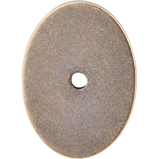 Top Knobs Oval Backplate 1 3/4 Inch German Bronze