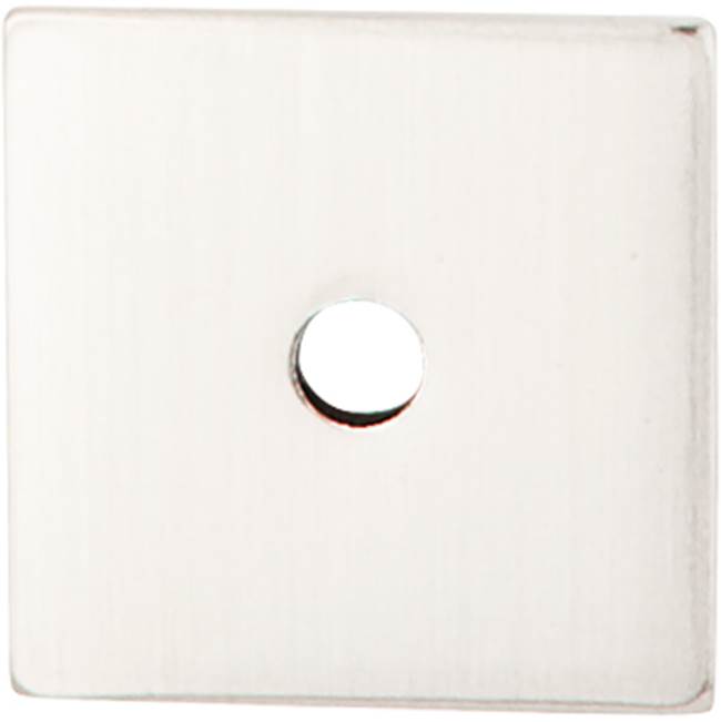 Top Knobs Square Backplate 1 Inch Brushed Satin Nickel