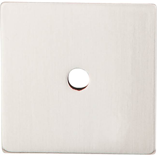 Top Knobs Square Backplate 1 1/4 Inch Brushed Satin Nickel