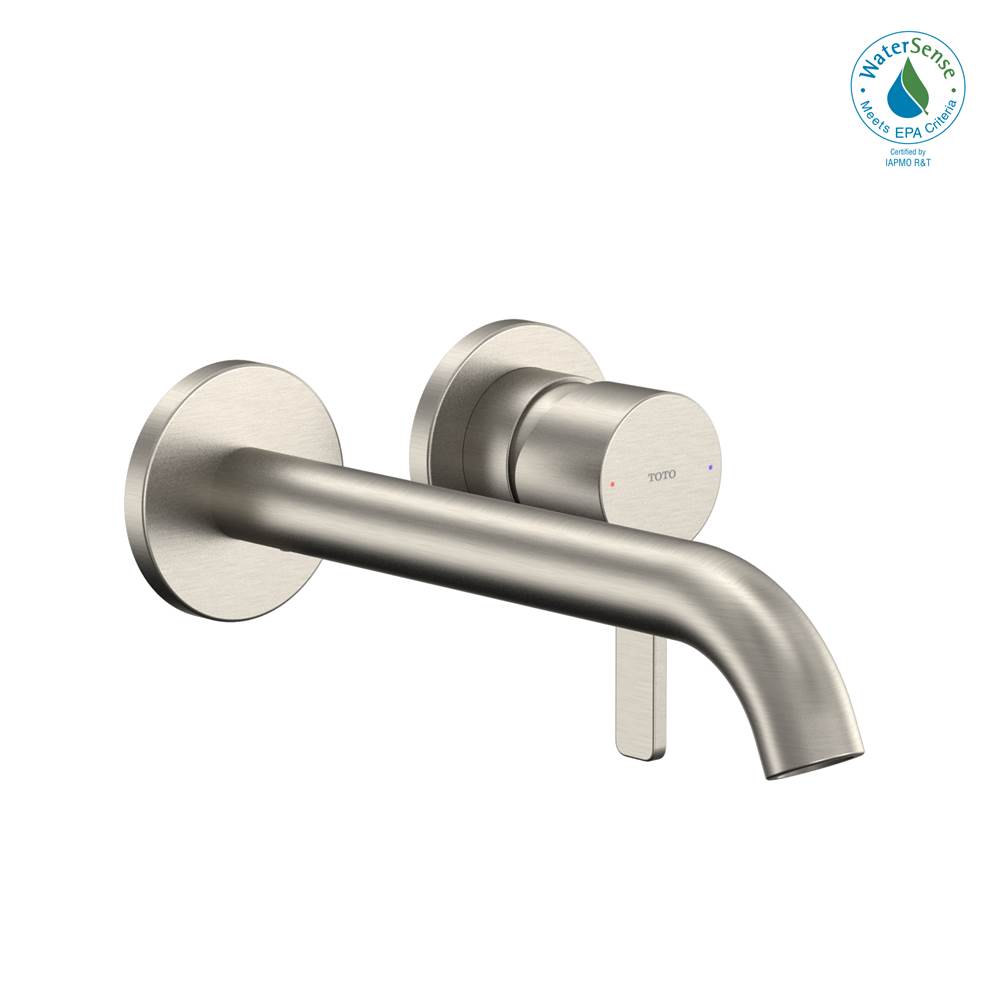 TOTO Toto® Gf 1.2 Gpm Wall-Mount Single-Handle Long Bathroom Faucet With Comfort Glide Technology, Brushed Nickel