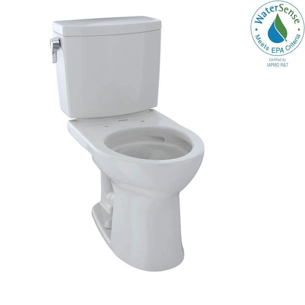 TOTO Toto® Drake® II 1G® Two-Piece Round 1.0 Gpf Universal Height Toilet With Cefiontect, Colonial White