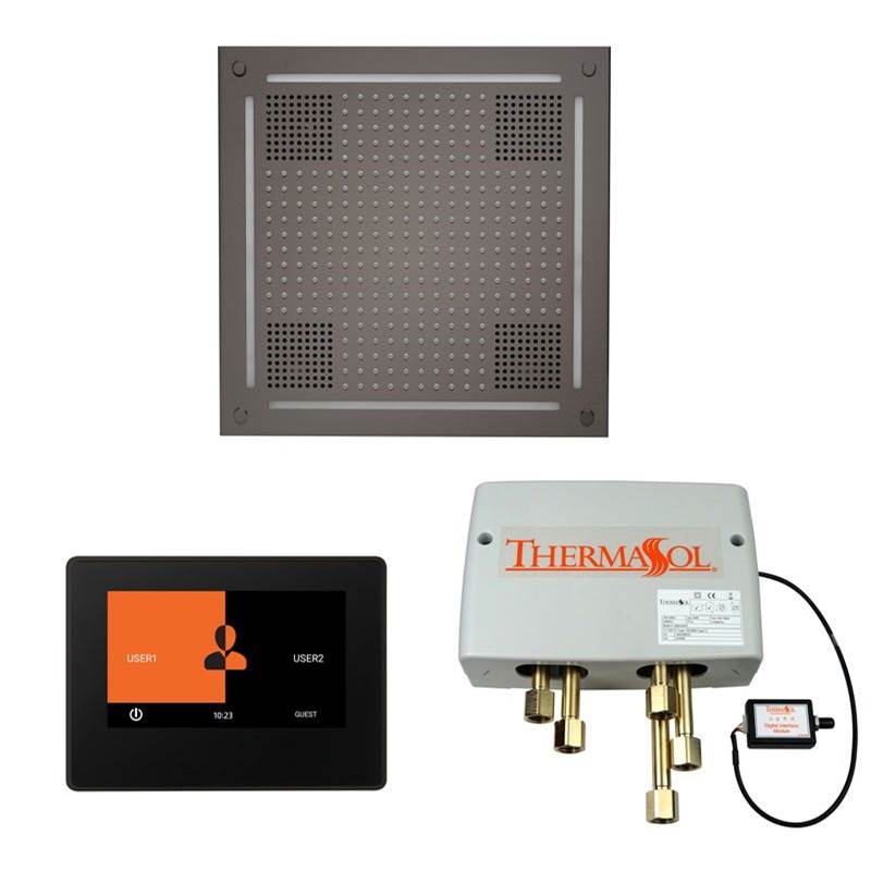 ThermaSol The Wellness Hydrovive Shower Package with 7'' ThermaTouch Square