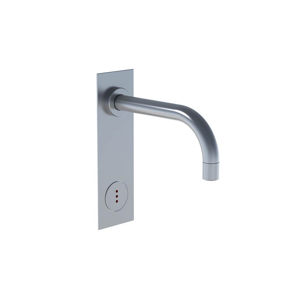 Vola 312L One-Handle Mixer, 6'' Spout And Plate Trim Kit, For Vertical Installation With Long (4'') Lever