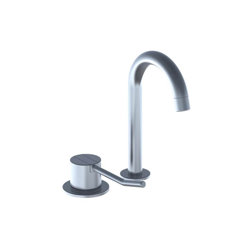 Vola 590Bl Two-Hole Deck-Mounted Faucet With 7'' High Swivel Spout- No Drain (1.2 Gpm) Kitted With Long (4'') Lever