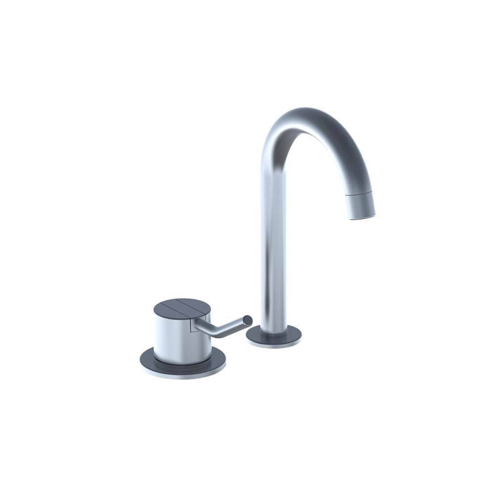 Vola 590Bm Two-Hole Deck-Mounted Faucet With 7'' High Swivel Spout- No Drain (1.2 Gpm) Kitted With Medium (2'') Lever