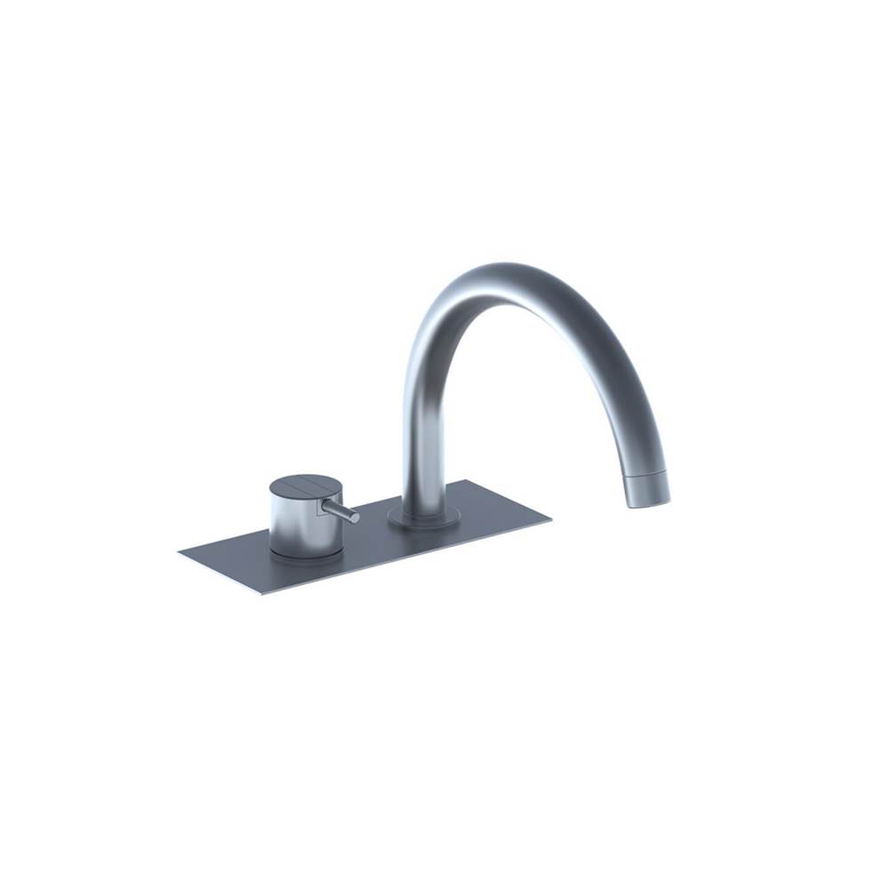 Vola Pre-Assembled One-Handle Tub Mixer With Swivel Spout W/O Bracket And Collection Box, For Deck Installation