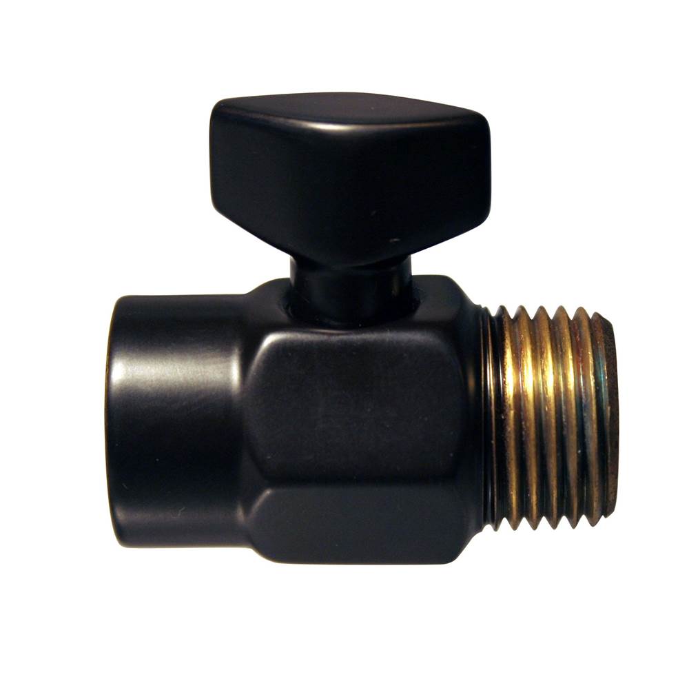 Westbrass Shower Arm Mounted Volume Control in Oil Rubbed Bronze