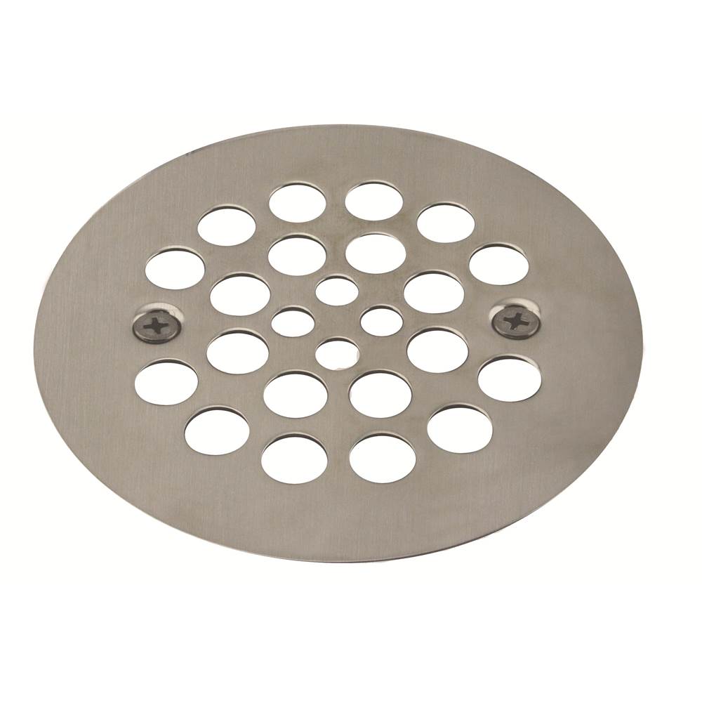 Westbrass 4-1/4 in. O.D. Shower Strainer Plastic-Oddities Style in Stainless Steel