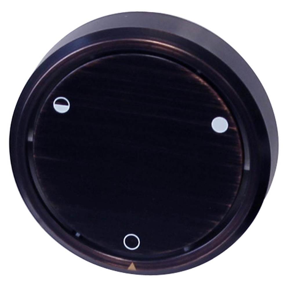 Westbrass Round Replacement, Full or Partial Closing Metal Overflow in Oil Rubbed Bronze