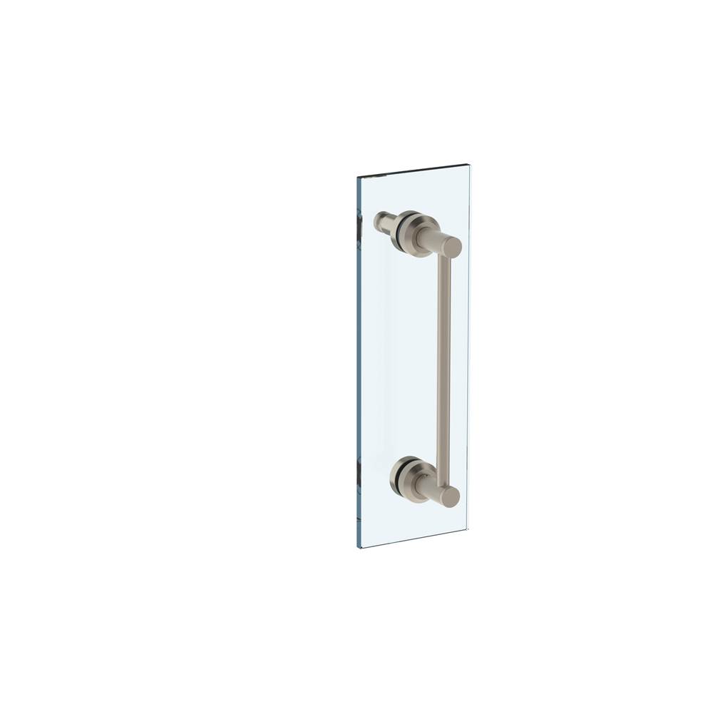 Watermark Urbane 18'' shower door pull with knob/ glass mount towel bar with hook