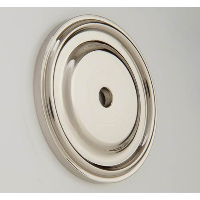 Water Street Brass Jamestown 1-5/8'' Coin Backplate - Polished Chrome