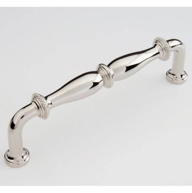 Water Street Brass Bead 3-1/2'' Pull - Hammered - Polished Chrome