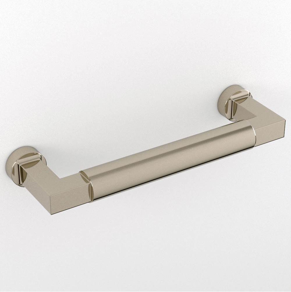 Water Street Brass Manor 8'' Brass Appliance Pull - 7/8'' Spindle - Hammered - Polished Nickel