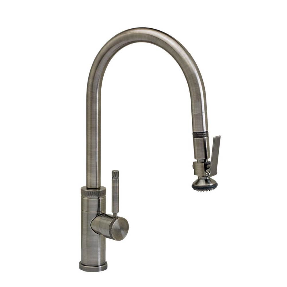 Waterstone Waterstone Industrial PLP Pulldown Faucet - Lever Sprayer - Angled Spout